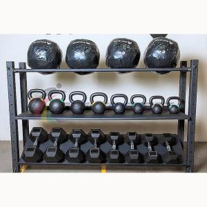 Купить Модульный стеллаж для гантелей, гирь и медболов 1320х430х1200 в Куйбышеве 