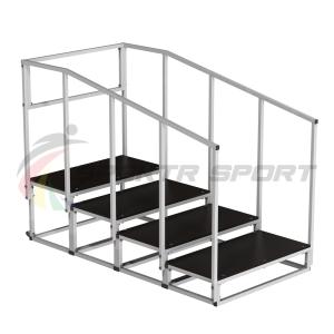 Купить Хоровой станок разборный четырехрядный с перилами в Куйбышеве 