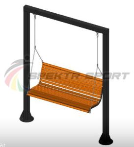 Купить Качели "Бриз" со спинкой в Куйбышеве 