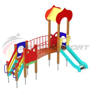 Купить Детский игровой комплекс Полянка ДИК 1603 в Куйбышеве 