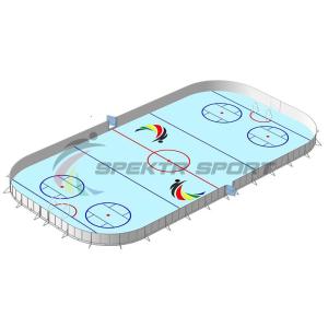 Купить Хоккейная коробка, борта фанера 12 мм, 40х20 в Куйбышеве 