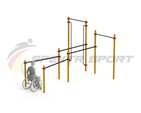Купить Спортивный комплекс для инвалидов-колясочников WRK-D19_76mm в Куйбышеве 