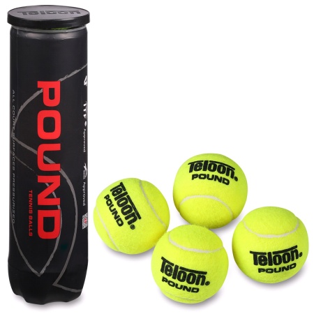 Купить Мяч для большого тенниса Teloon 828Т Р4  (4 шт) в Куйбышеве 