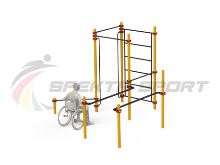 Купить Спортивный комплекс для инвалидов-колясочников WRK-D18_76mm в Куйбышеве 