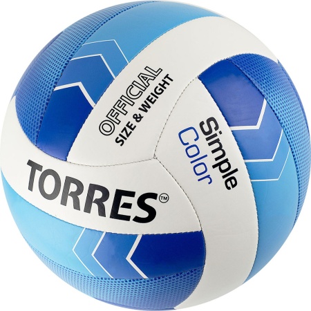 Купить Мяч волейбольный Torres Simple Color любительский р.5 в Куйбышеве 
